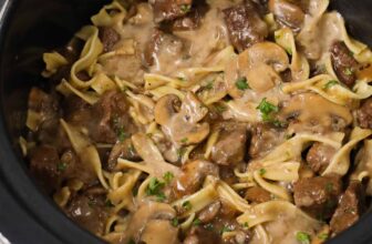 Crock Pot Beef Stroganoff