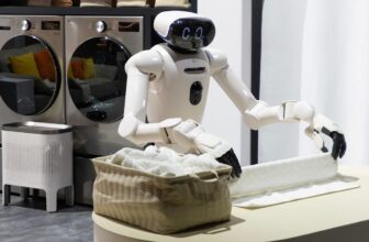 LG’s CLOiD robot can fold laundry and serve food… very slowly