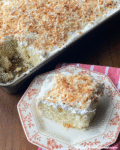 COCONUT CREAM POKE CAKE – The Southern Lady Cooks