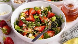 Strawberry Avocado Farro Salad